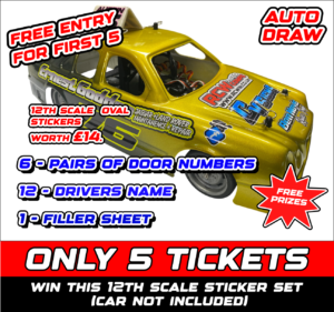 FREE - 12th Scale Oval Stickers